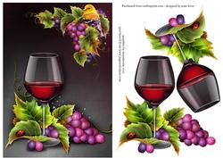 Any Occasion for a Wine Lover + Decoupage