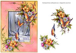 Pretty Flowers & Butterflies + Decoupage