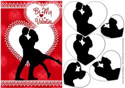 Lovers Silhouette - Be My Valentine