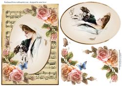 Vintage Beauty & Roses
