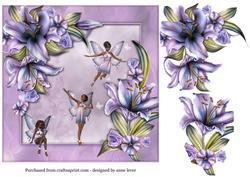Fairies of the Lily + Decoupage
