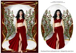 Gypsy Rose - Red & Gold
