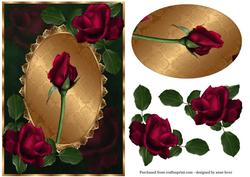 Gorgeous Roses + Decoupage