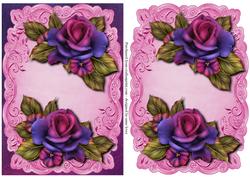 Beautiful Roses Topper & Plaque