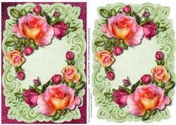 Romantica Roses Topper & Plaque