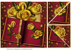 Book of Roses - Red & Gold