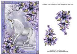 Gorgeous Lilies & Majestic Unicorn