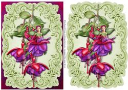 Fabulous Fuschia Fairy Topper & Plaque
