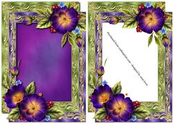 Double Satin Frame & Gorgeous Wild Roses