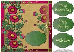 Gorgeous Large Square Floral - Mother's Day, Birthday