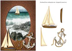 Sailing on Stormy Seas + Decoupage