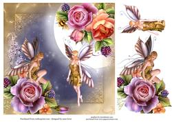 English Roses & Golden Fairies