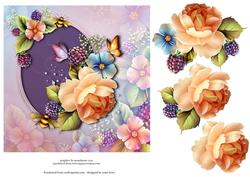 English Roses, Bees & Butterflies + Decoupage