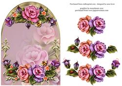 Enchanted Garden Arched Topper + Decoupage