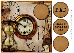 Male, Time Topper - Dad, Fathers Day