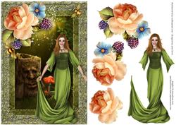 Green Forest Elf & English Rose