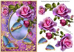 Gilded Butterflies & Romantica Roses