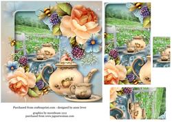 Time for Tea with English Roses Pyramid