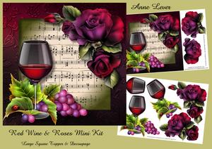 Red Wine & Blended Roses Mini Kit