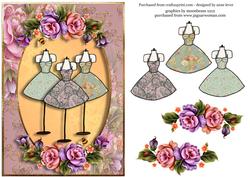 Chic Boutique Dress Trio + Decoupage