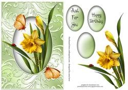 Daffodils & Butterflies