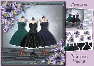 3 Dresses & Purple Lilies Mini Kit
