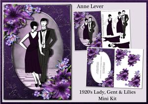 1920's Lady, Gent & Lilies