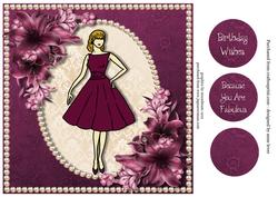 50's 'sandy' Lilies & Pearls