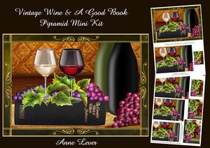 Vintage Wine & a Good Book Pyramid Mini Kit