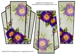 Art Deco Stacker Topper - Wild Roses