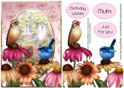 Summer Birds at the Rose Cottage