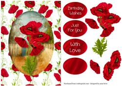 Fabulous Scarlet Poppies
