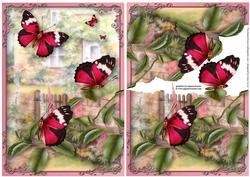 Butterfly at Rose Cottage Scene Stacker
