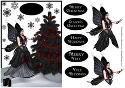 Image of cup447684_1763 - Gothic Christmas Fairy & Black Tree