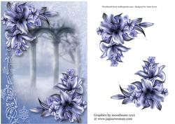 Scenic Winter Lilies