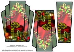 Art Deco Christmas Stacker Topper - Gift Box