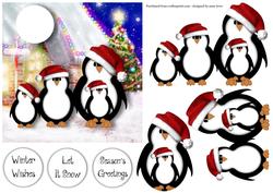 The Penguin Family's Christmas Home
