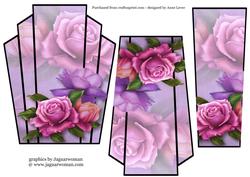 Art Deco Stacker Topper - Belle Epoque Roses
