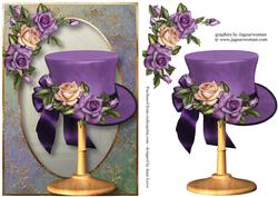 Beautiful Hat & Heritage Roses