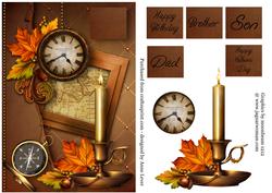 Male - Compass, Watch & Candle
