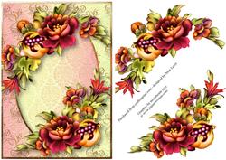 Beautiful Victorian Style Colourful Flowers