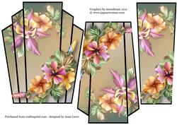 Art Deco Stacker Topper - Fleurs De La Foret
