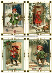 Vintage Christmas Doorway Toppers