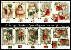Vintage Christmas Pyramid Toppers Bumper Kit