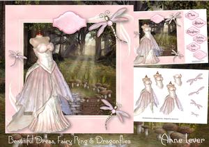Beautiful Dress, Fairy Ring & Dragonflies