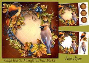 Beautiful Birds on a Wrought Iron Frame Mini Kit