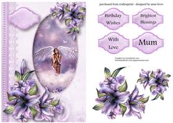 Purple Lily Angel