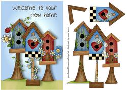 Welcome to Your New Home - Birdhouse