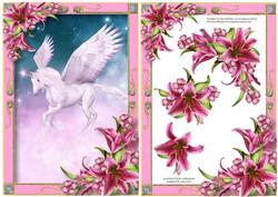 Pegasus Unicorn & Stargazer Lilies