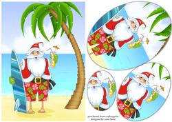 Surf's Up Santa - Pyramid
